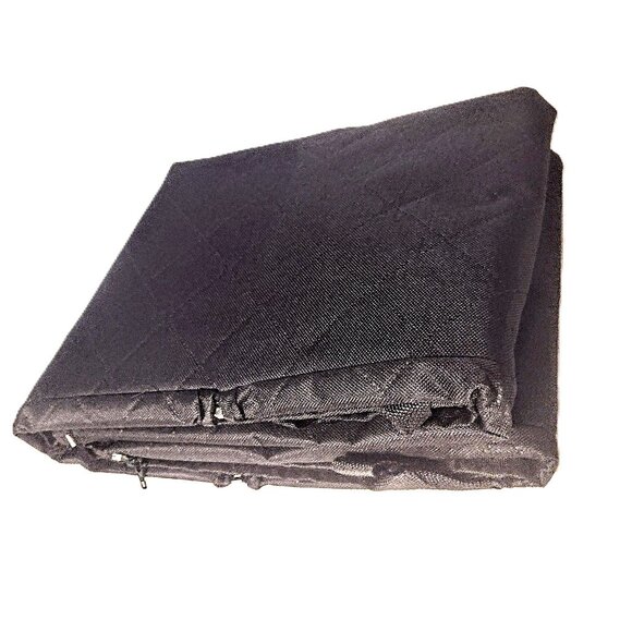 Dog Backseat Cover (Car/Truck/SUV) Hammock Style, Zip Ends, 2 Safety Belts ~ NEW - Picture 3 of 15